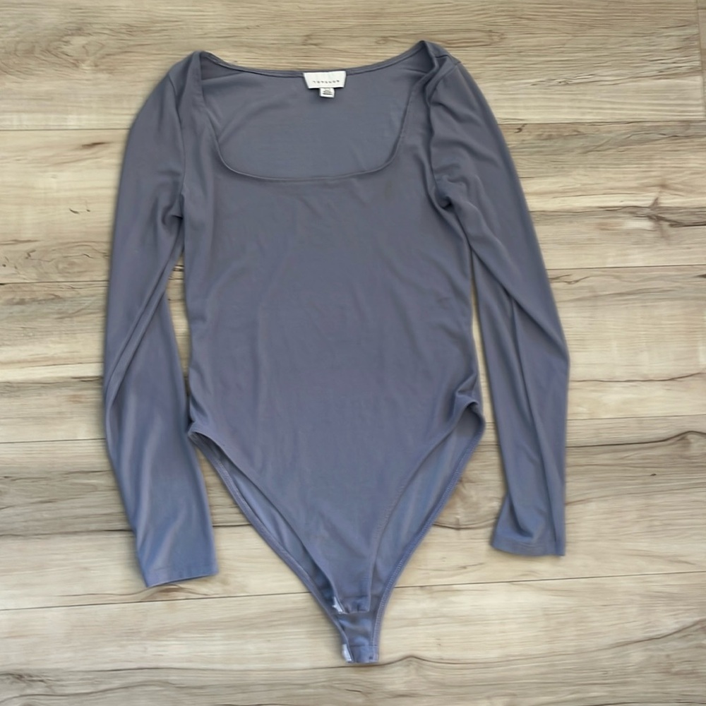 Topshop Ribbed Bodysuit